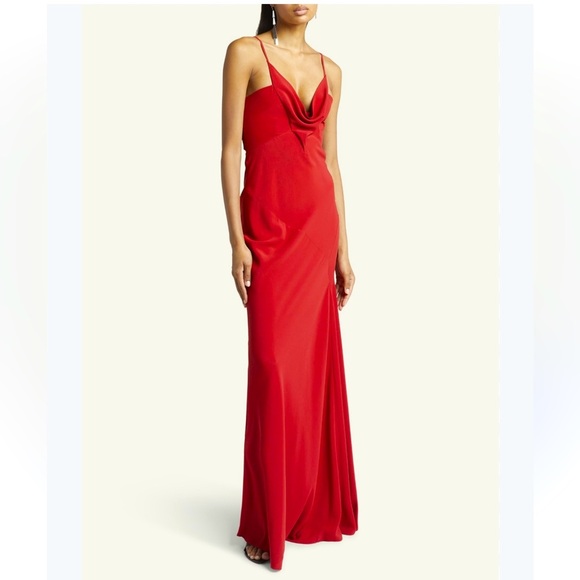 Isabel Marant Red Kapri Maxi Dress NWOT SZ 10 (42) - Picture 1 of 16
